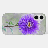 Coques Case-Mate iPhone Aquarelle violette Dahlia (Verso (horizontal))