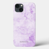 Coques Case-Mate iPhone Aquarelle violette élégant (Verso)