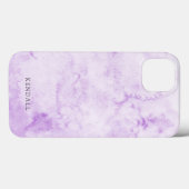 Coques Case-Mate iPhone Aquarelle violette élégant (Verso (horizontal))