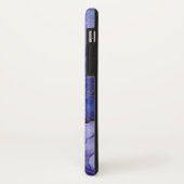 Coques Case-Mate iPhone Aquarelle violette et bleue (Dos/Gauche)