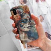 Coques Case-Mate iPhone Aquarelle vive Dia de los Muertos Catrina