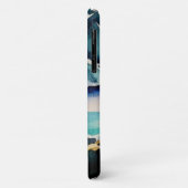 Coques Case-Mate iPhone Aquarelle vue mer (Dos/Gauche)