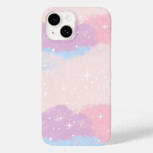 Coque Pour iPhone 14 Aquarelle Whimsical Multicolor Soft Pastel Cloud