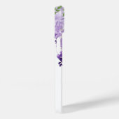Coques Case-Mate iPhone Aquarelle Wisteria Nom personnalisé Monogramme (Verso / Droite)
