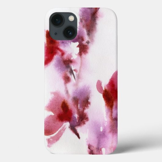 Coques Case-Mate iPhone aquarelles florales Abstraites 3 (Verso)