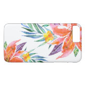 Coques Case-Mate iPhone Aquarelles modernes lys ampoules bouquet fleuri (Dos (Horizontal))