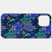 Coques Case-Mate iPhone Aquarium nocturne (Verso (horizontal))