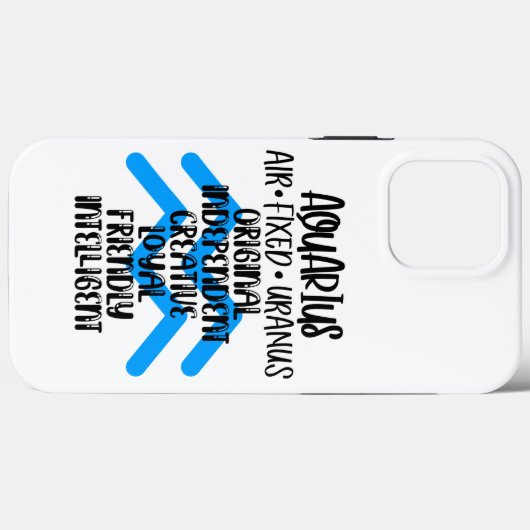 Coques Case-Mate iPhone Aquarius  (Verso (horizontal))