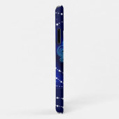 Coques Case-Mate iPhone Aquarius en bleu foncé II (Dos/Droite)