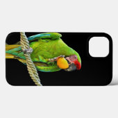 Coques Case-Mate iPhone Ara Militaris Perroquet Vert (Verso (horizontal))