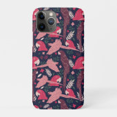 Coques Case-Mate iPhone Ara Parrot Tropical Leaf Motif Dessin (Dos)