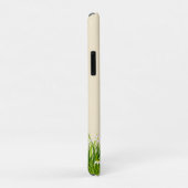 Coques Case-Mate iPhone Ara Tropical & Fleurs Blanches sur Beige Clair (Dos/Droite)