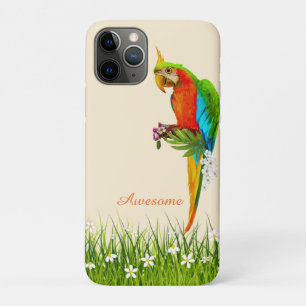 Case-Mate iPhone Case Ara Tropical & Fleurs Blanches sur Beige Clair