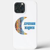 Coques Case-Mate iPhone Arabe Nights Crescent Moon Star Design (Verso)