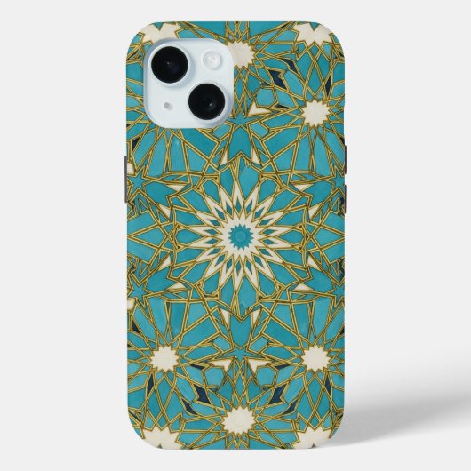 Coques Case-Mate iPhone arabesque turquoise (Verso)