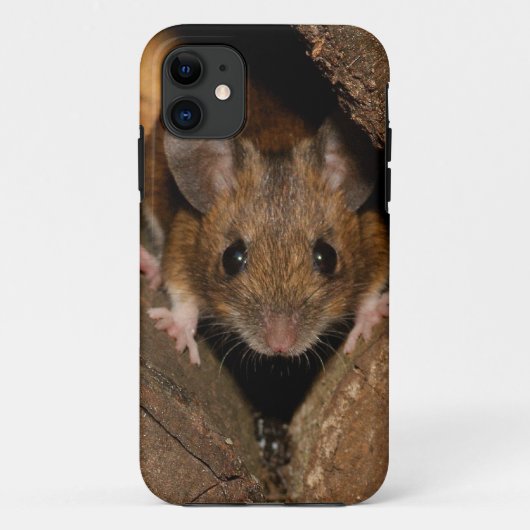 Coques Case-Mate iPhone Arachide la souris en bois (Dos)