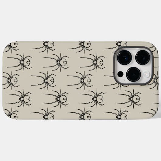 Coques Case-Mate iPhone Araignée - Bone White et Bat Black (Verso (horizontal))