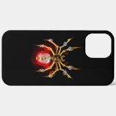 Coques Case-Mate iPhone Araignée en vapeur noire (Verso / Droite)