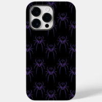 Araignée en violet et noir