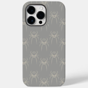 Coque Pour Pour iPhone 14 Pro Max Araignée - Gris fantôme et Blanc osseux
