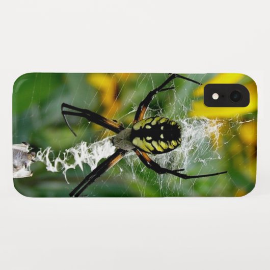 Coques Case-Mate iPhone Araignée jaune (Dos (Horizontal))