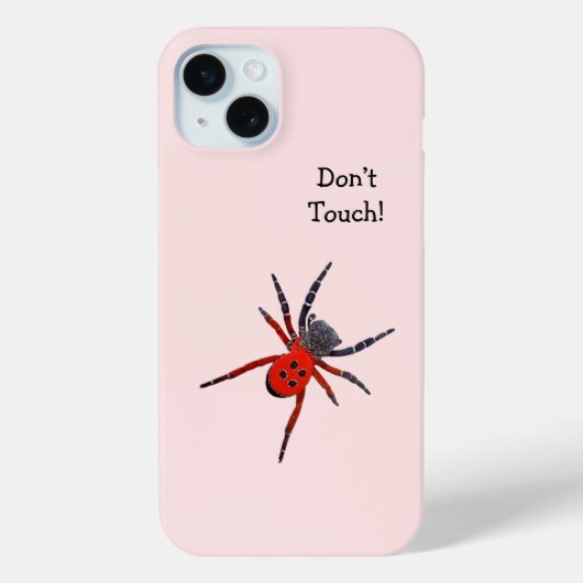 Coques Case-Mate iPhone Araignée rouge (Verso)