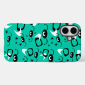 Coques Case-Mate iPhone Araignées atomiques rétro (Verso (horizontal))