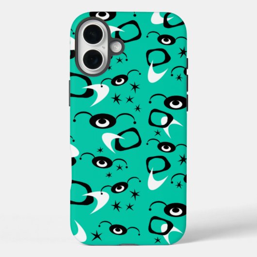 Coques Case-Mate iPhone Araignées atomiques rétro (Verso)