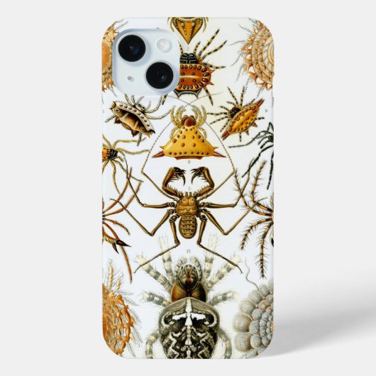 Coques Case-Mate iPhone Araignées Haeckel vintages (Verso)