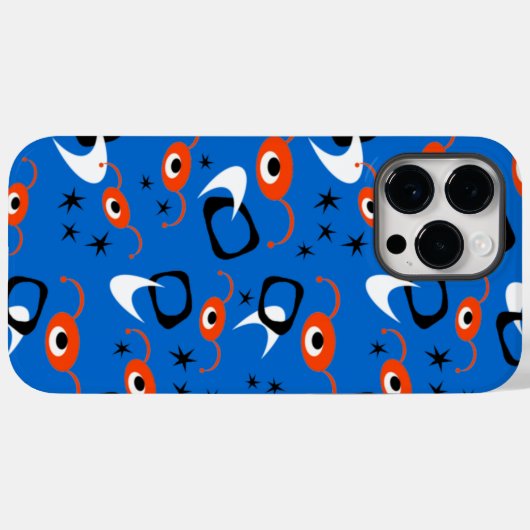 Coques Case-Mate iPhone Araignées rétro atomique (Verso (horizontal))