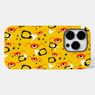 Coque Pour iPhone 14 Pro Araignées Rétro Atomiques