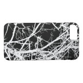Coques Case-Mate iPhone Arborescence des branches sur l'arrière - plan noi (Dos (Horizontal))