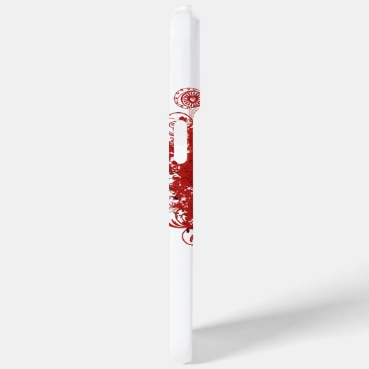 Coques Case-Mate iPhone Arbre à feuilles de coeur rouge (Verso / Droite)