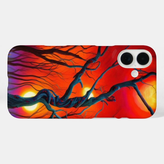 Coques Case-Mate iPhone Arbre artistique (Verso (horizontal))