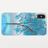 Coques Case-Mate iPhone Arbre bleu cristal (Dos (Horizontal))