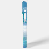 Coques Case-Mate iPhone Arbre bleu cristal (Verso / Gauche)