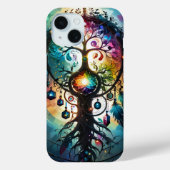Coques Case-Mate iPhone Arbre Bohémien De Vie Dreamcatcher Esthétique (Verso)