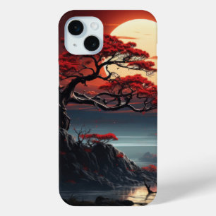 Coque iPhone 15 Mini Arbre bonsaï
