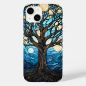 Coques Case-Mate iPhone arbre céleste en vitrail mignon (Verso)