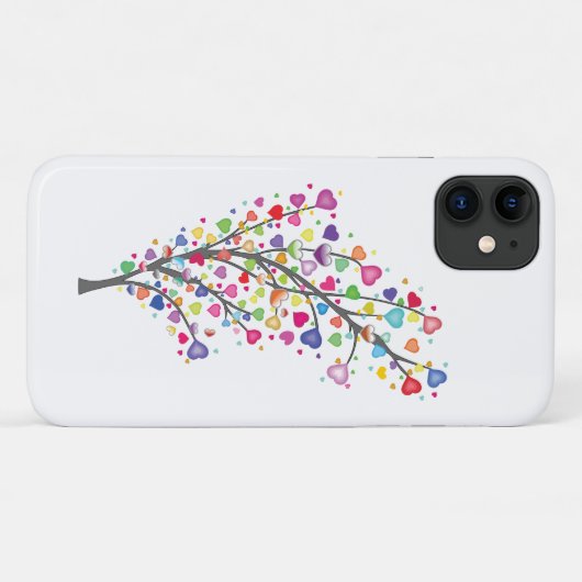 Coques Case-Mate iPhone Arbre d'amour et d'harmonie (Dos (Horizontal))