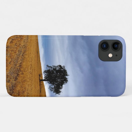 Coques Case-Mate iPhone Arbre dans un champ de blé (Dos (Horizontal))