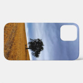 Coques Case-Mate iPhone Arbre dans un champ de blé (Verso (horizontal))