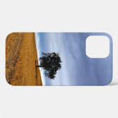 Coques Case-Mate iPhone Arbre dans un champ de blé (Verso (horizontal))