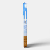 Coques Case-Mate iPhone Arbre dans un champ de blé récolté (Verso / Gauche)