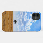 Coques Case-Mate iPhone Arbre dans un champ de blé récolté (Dos (Horizontal))