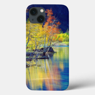 Etui iPhone Case-Mate Arbre d'Aspen en en automne se reflétant dans le l