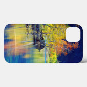 Coques Case-Mate iPhone Arbre d'Aspen en en automne se reflétant dans le l (Verso (horizontal))