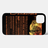Coques Case-Mate iPhone Arbre de coucher du soleil de soirée de poème de (Verso (horizontal))