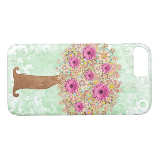 Coques Case-Mate iPhone Arbre de fleurs (Dos (Horizontal))