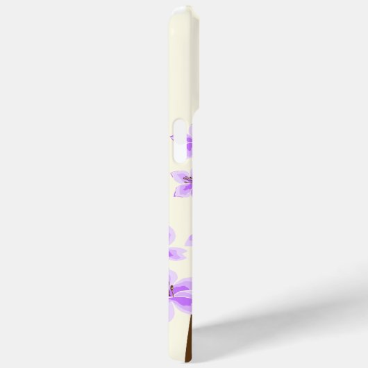 Coques Case-Mate iPhone Arbre de fleurs de cerisiers pourpre (Verso / Droite)